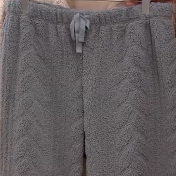BumbleBella by Jill Martin Cable Robe & Pant Sherpa 2 Piece Set NWOT - Picture 4 of 7